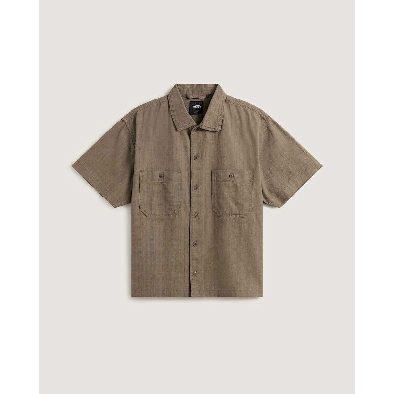 Vans Larkspur Textured Solid Ss Shirt - Hemd - Herren | Hardloop