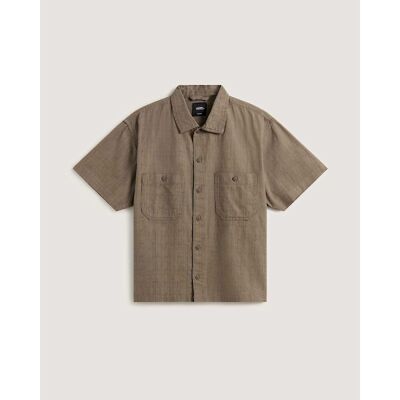 Larkspur Textured Solid Ss Shirt - Koszula meski