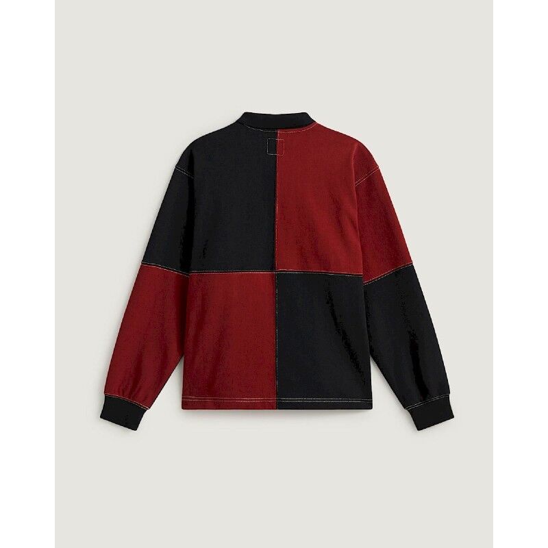 Vans Check Rugby Ls Knit - Polo homme | Hardloop