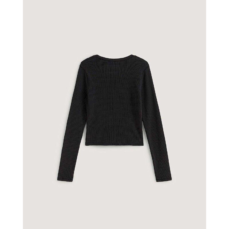 Vans Teri Waffle Long Sleeve 2.0 - T-shirt - Dam | Hardloop