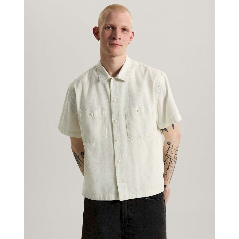 Vans Larkspur Textured Solid Ss Shirt - Shirt - Men's | Hardloop