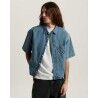 Vans Cyrus Straight Hem Denim Ss Woven - T-shirt - Uomo | Hardloop