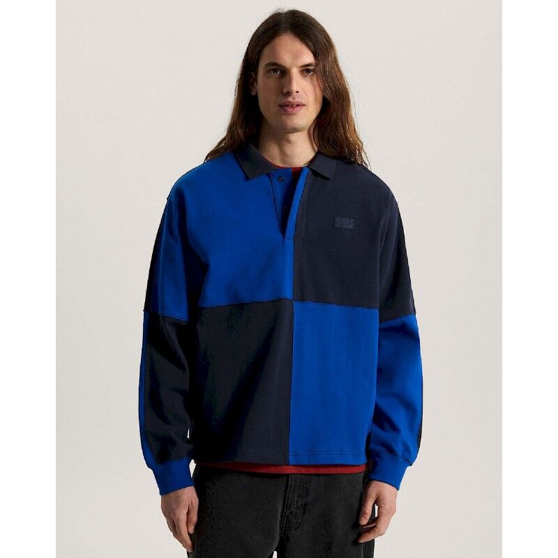 Check Rugby Ls Knit - Polo homem
