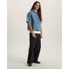 Vans Cyrus Straight Hem Denim Ss Woven - T-shirt - Uomo | Hardloop