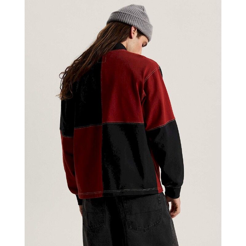 Vans Check Rugby Ls Knit - Polo homme | Hardloop