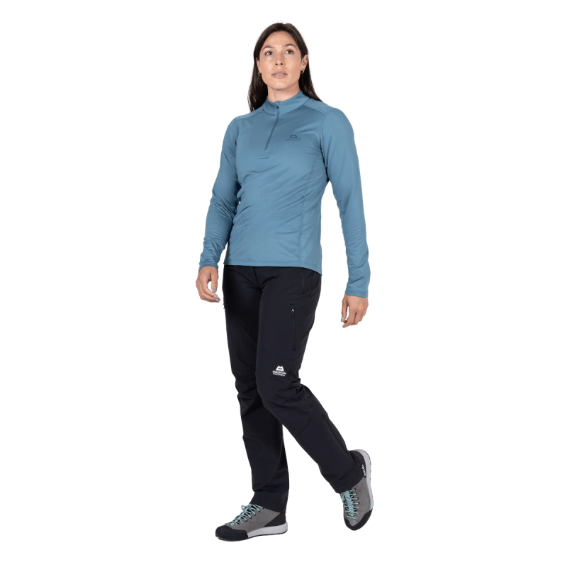Mountain Equipment Cerrig LS Zip T - T-shirt mulher | Hardloop