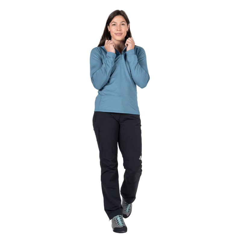Mountain Equipment Cerrig LS Zip T - T-shirt mulher | Hardloop