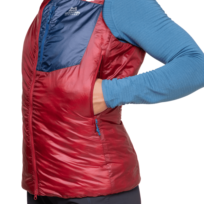 Mountain Equipment Oreus Vest - Donsjack - Dames | Hardloop