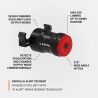 Lezyne Saddle Ai Alert 250 - Bike rear light | Hardloop