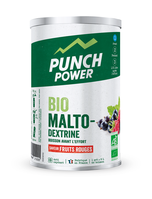 Punch Power Biomaltodextrine Fruits Rouges Antioxydant - Pot 500 g - Napój energetyczny | Hardloop