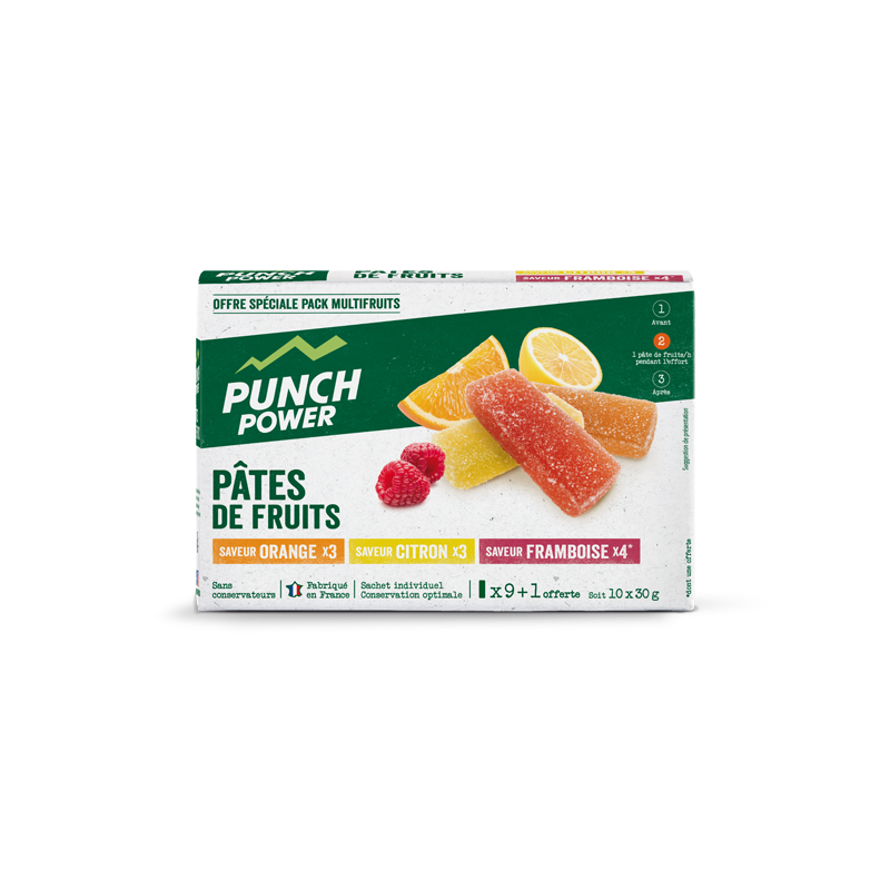 Punch Power Pack Multifruit - 10 Pâtes De Fruits