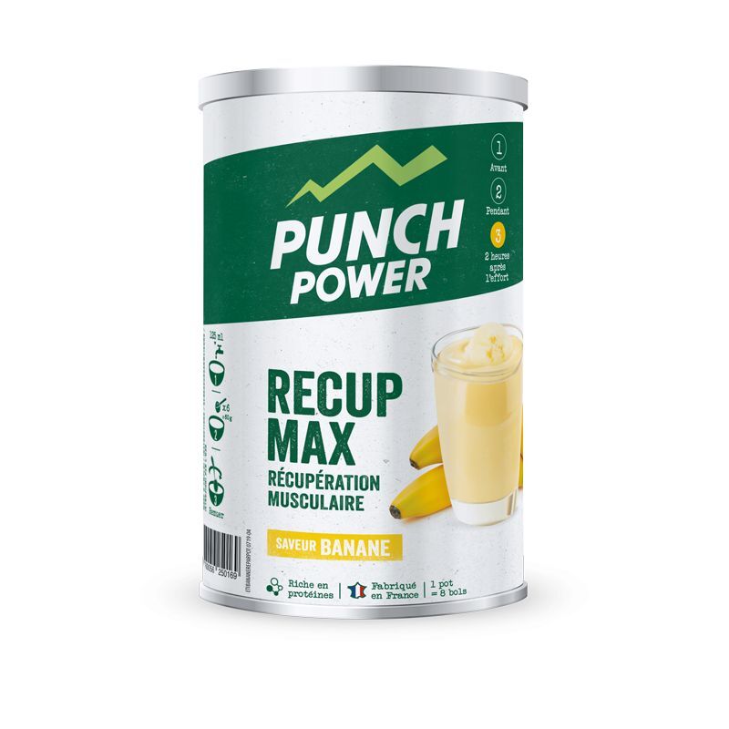 Punch Power Répération musculaire banane - 480 g - Baton energetyczny | Hardloop