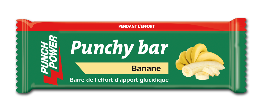 Punch Power Punchy Bar Banane - Barre 30 g - Baton energetyczny | Hardloop