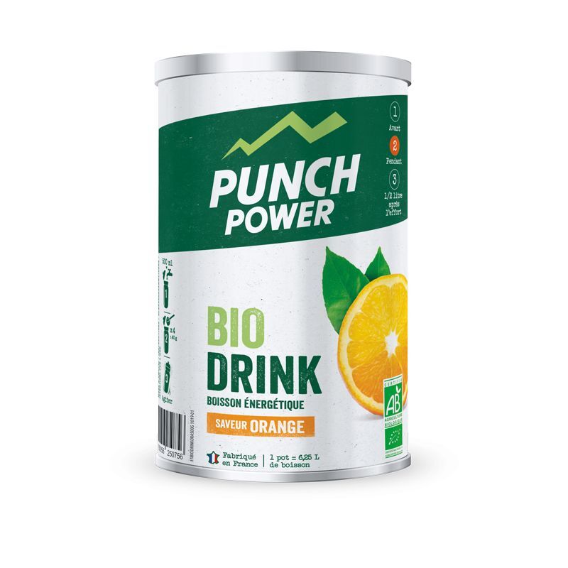 Punch Power Biodrink Orange - Pot 500 g - Bebida energética | Hardloop