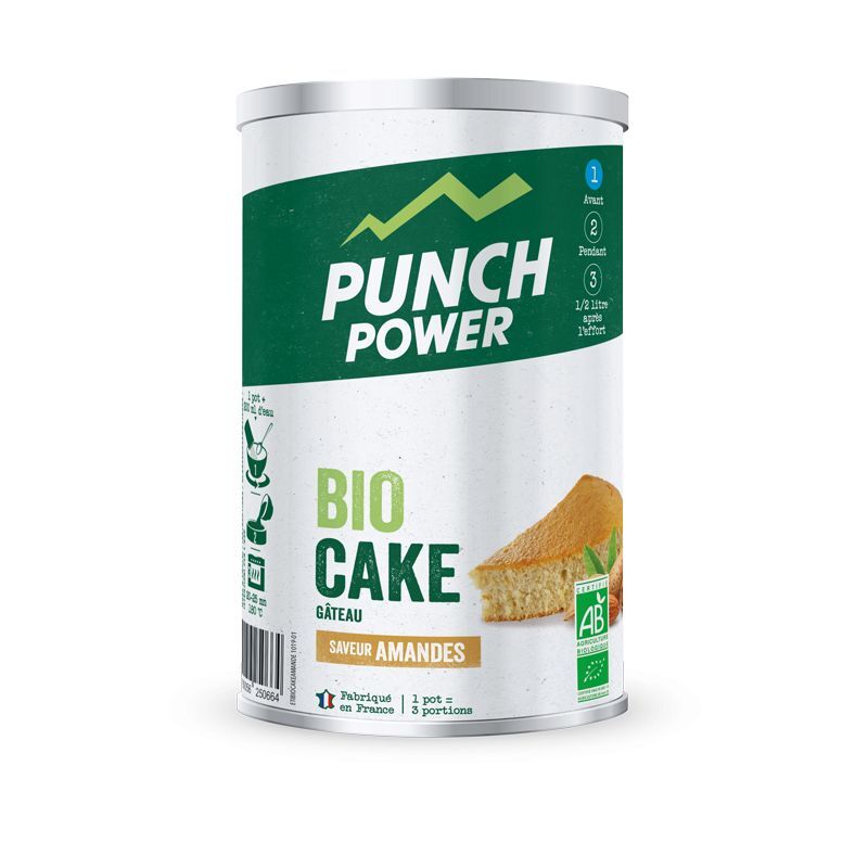 Punch Power Biocake Amande - Pot 400 g - Gâteau de l'effort | Hardloop