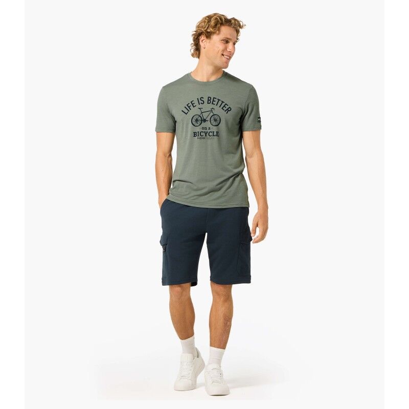 Better Bike Tee - Maglia merino - Uomo