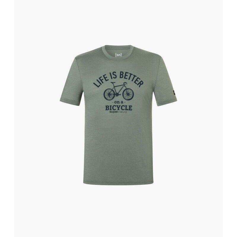 super.natural Better Bike Tee - Pánské triko | Hardloop