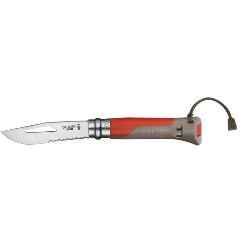 Couteau baroudeur n°8 rouge - Opinel
