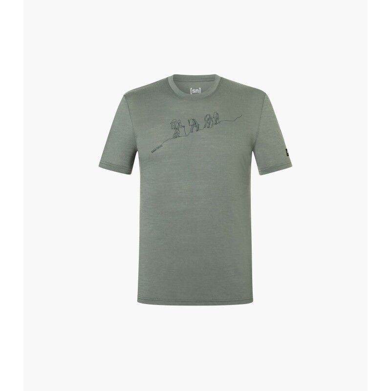 super.natural Hiking Tee - Merinoshirt - Heren | Hardloop