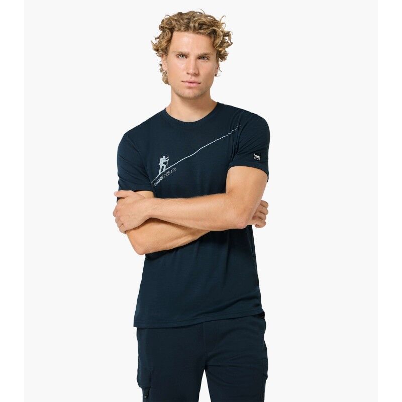 Haute Route Tee - Merinoshirt - Heren