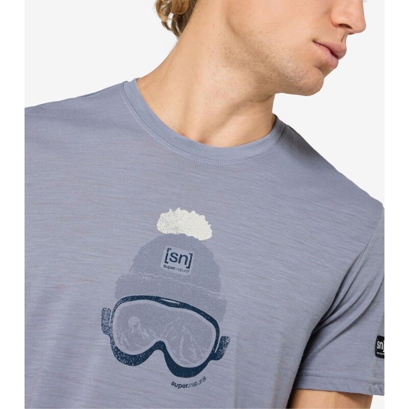 super.natural Gogeanie Tee - Merinoshirt - Heren | Hardloop