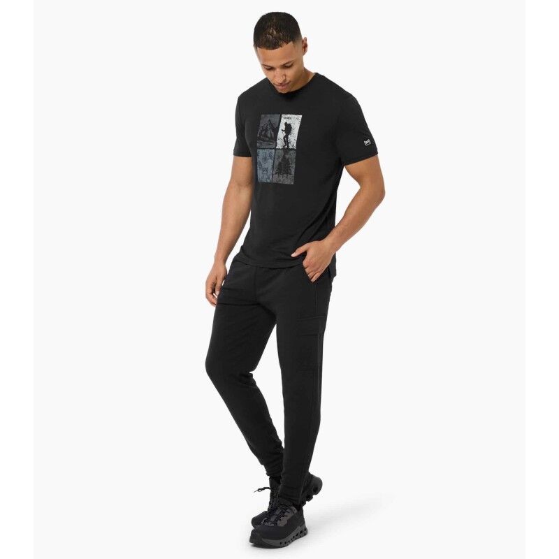 super.natural Go Hiking Tee - T-shirt en laine mérinos homme | Hardloop