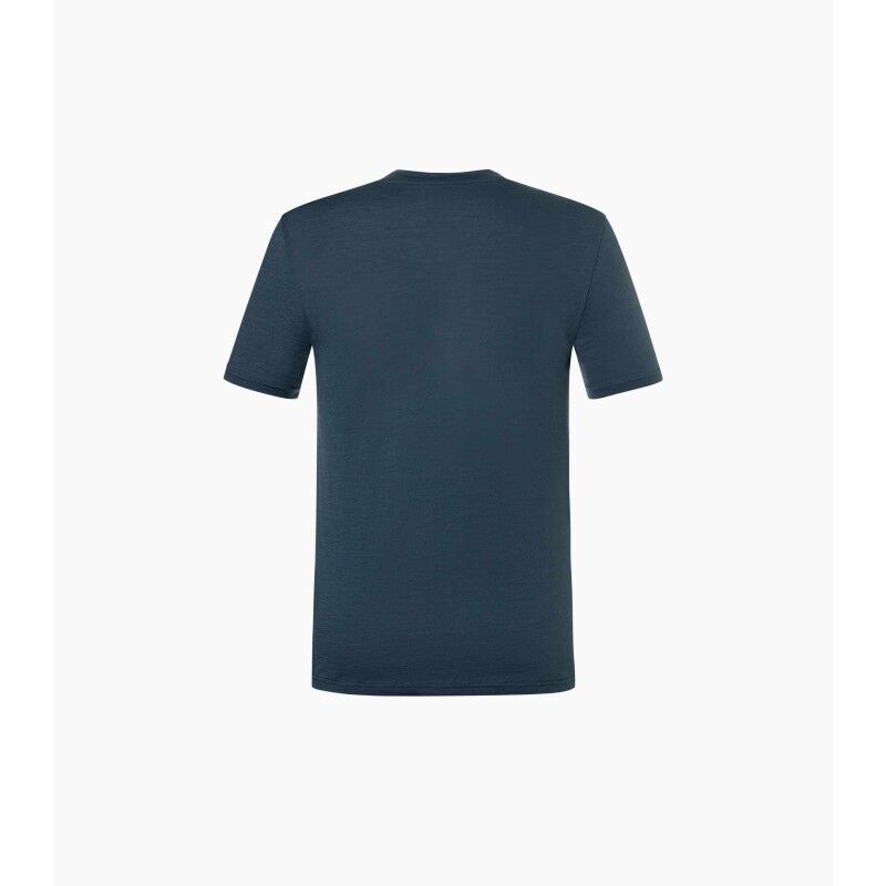 Logo Lines Tee - Merinoshirt - Heren