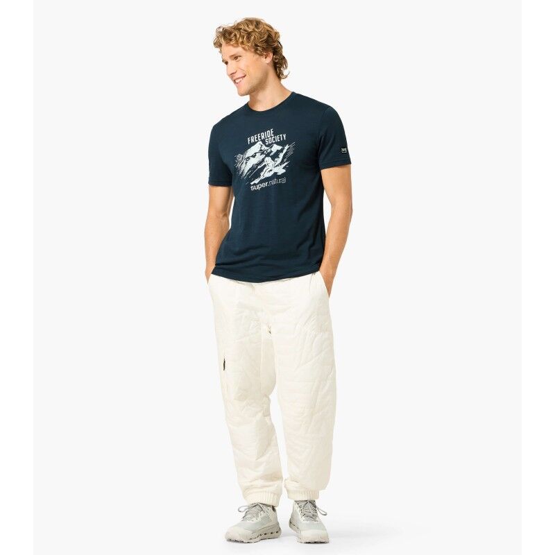 super.natural Freeride Society Tee - Pánské triko | Hardloop