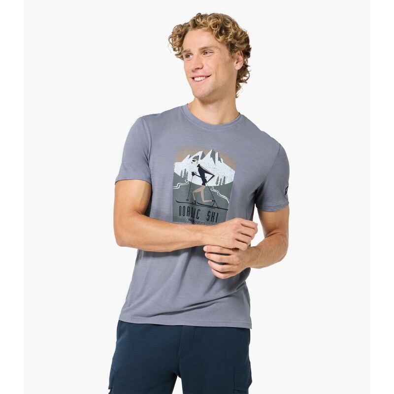 Nordic Ski Tee - Koszulka z wełny Merino® męska