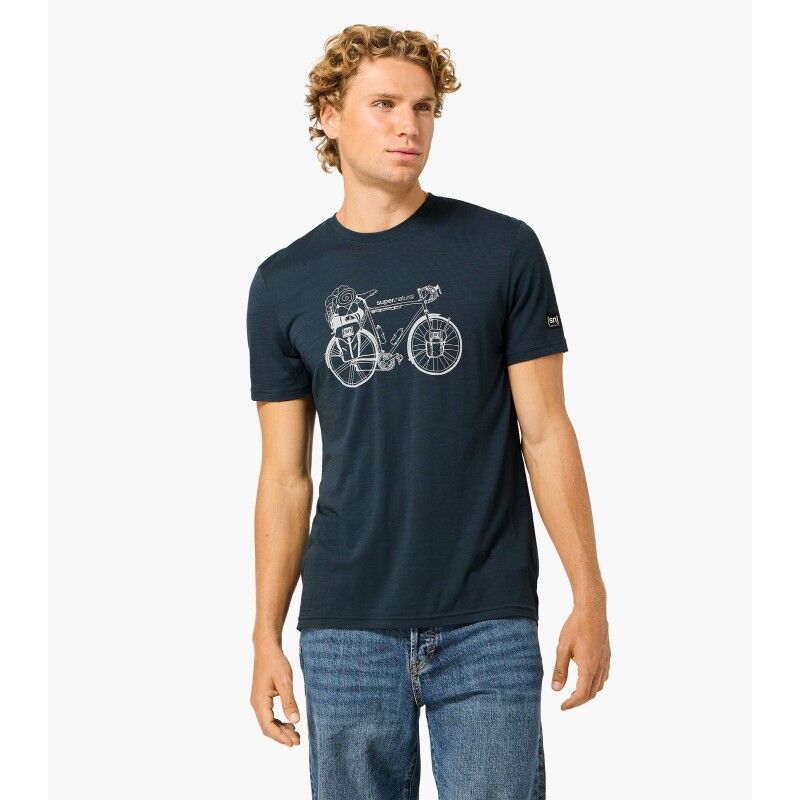 Wander Wheel Tee - T-shirt en laine mérinos homme