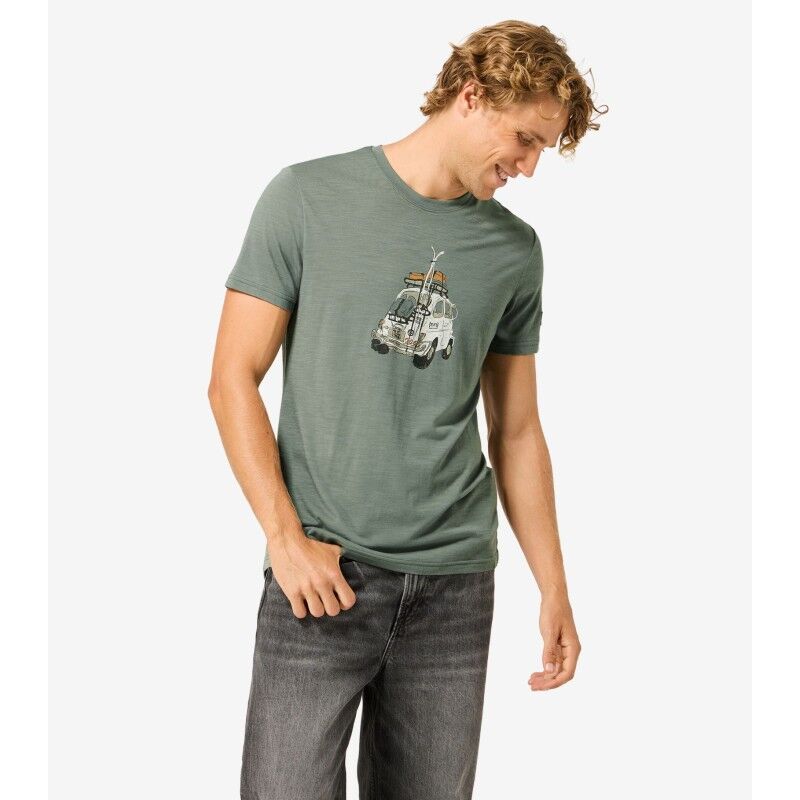 Carski Tee - T-shirt en laine mérinos homme