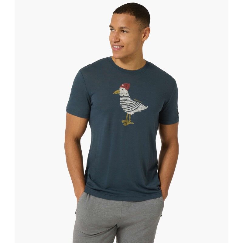 super.natural Johnny Tee - Merinoshirt - Heren | Hardloop