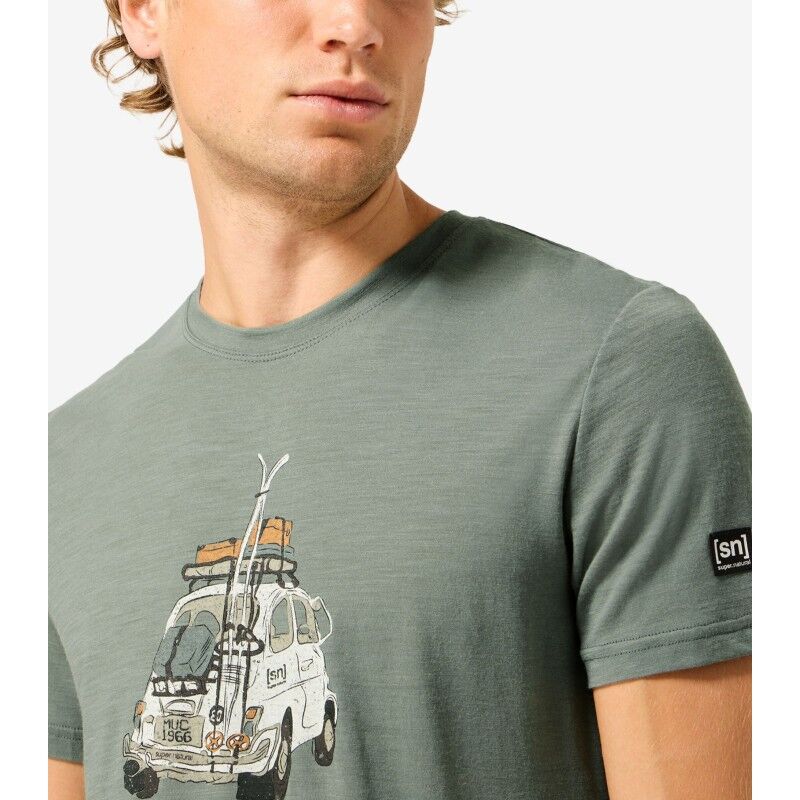 super.natural Carski Tee - Pánské triko | Hardloop