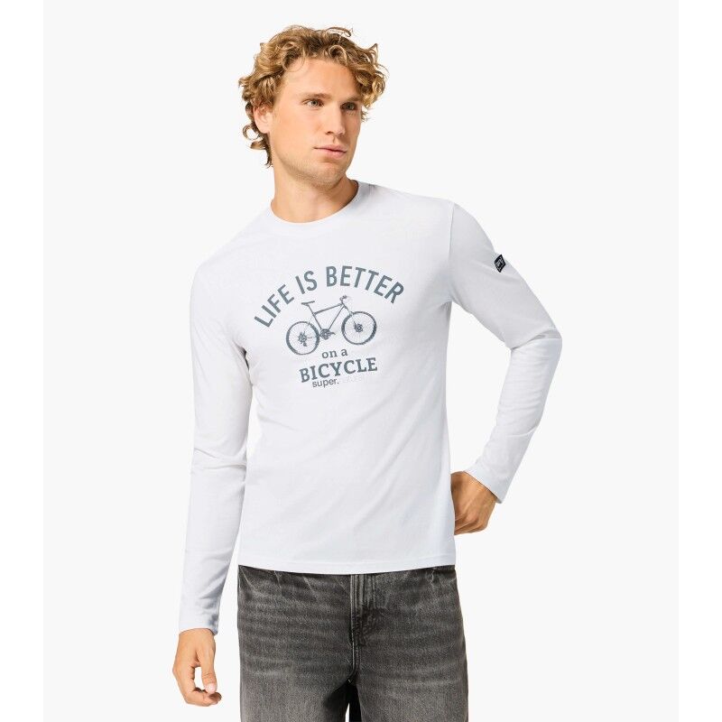 Better Bike Bio Cotton LS - Merinoshirt - Heren