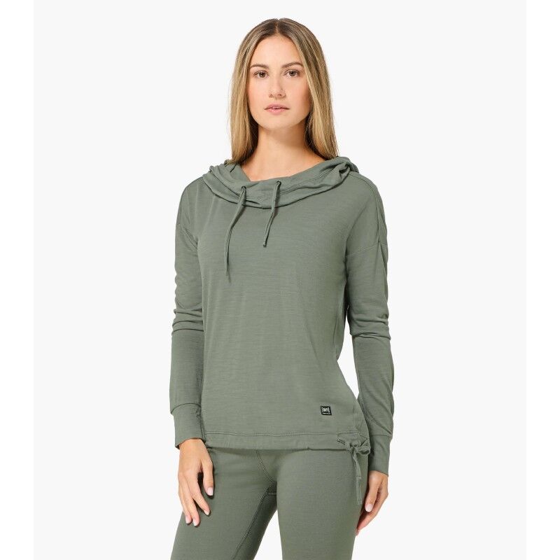 Funnel Hoodie - Pull en laine mérinos femme