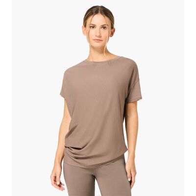 Yoga Loose Tee - Koszulka z wełny Merino® damska