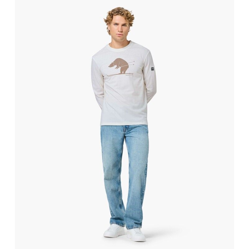 super.natural Ski Karl Bio Cotton LS - Pánské triko | Hardloop