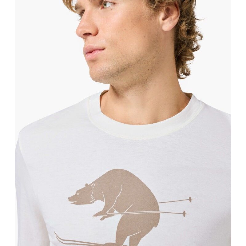 super.natural Ski Karl Bio Cotton LS - Merinoshirt - Heren | Hardloop