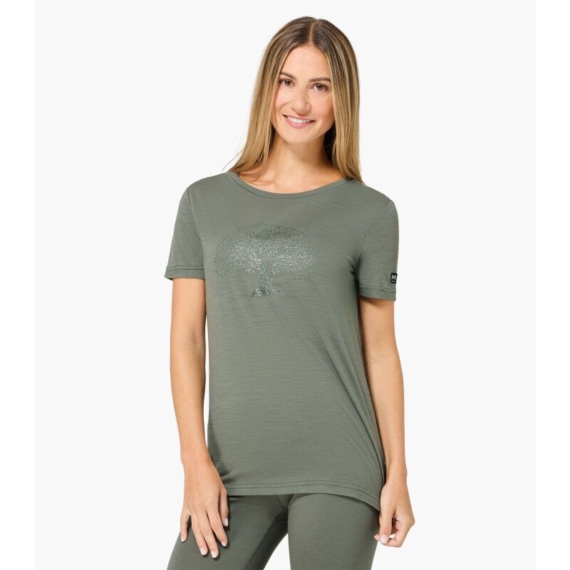 Tree of Knowledge Tee - Merinoshirt - Dames