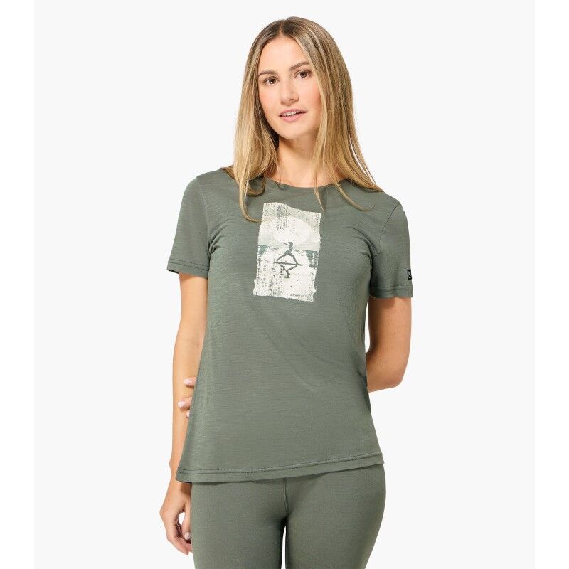 Sun Salutation Tee - Maglia merino - Donna