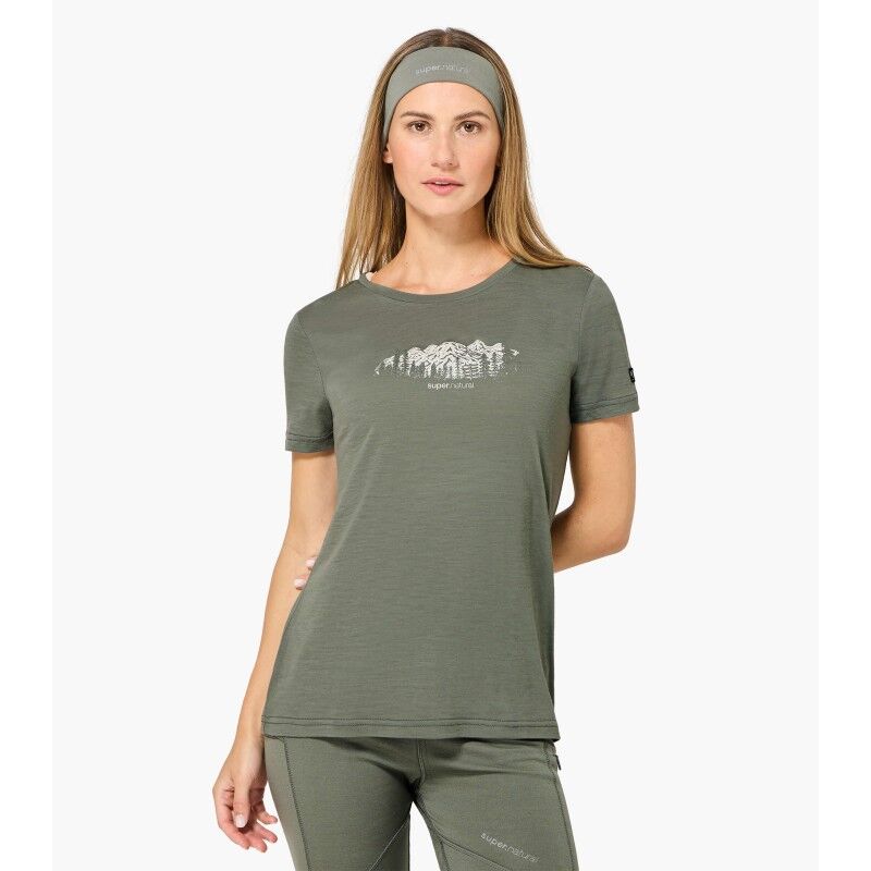 Canadian Woods Tee - Maglia merino - Donna