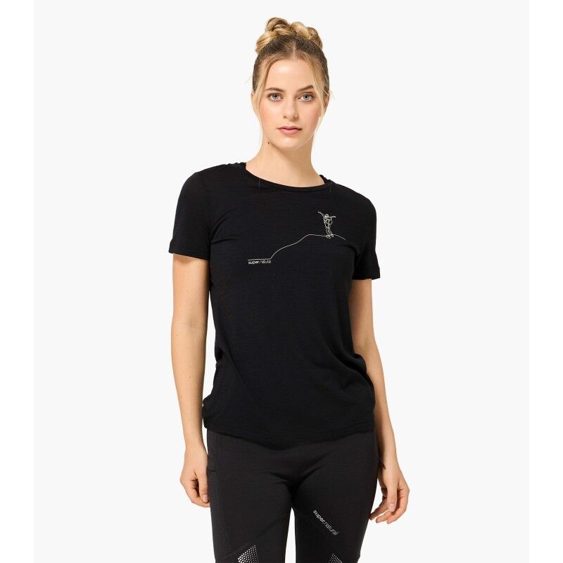Bergglück Tee - T-shirt en laine mérinos femme