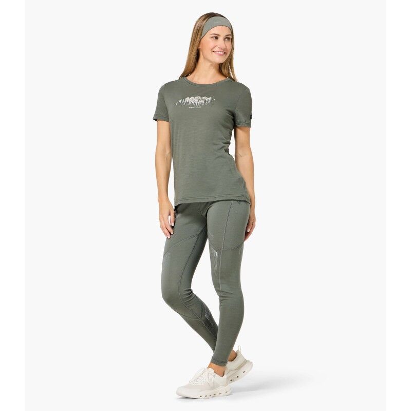 super.natural Canadian Woods Tee - Merinoshirt - Dames | Hardloop