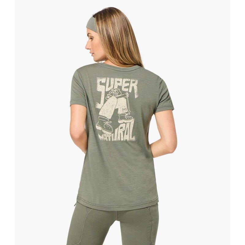 super.natural Peak Lovers Tee - Dámské triko | Hardloop