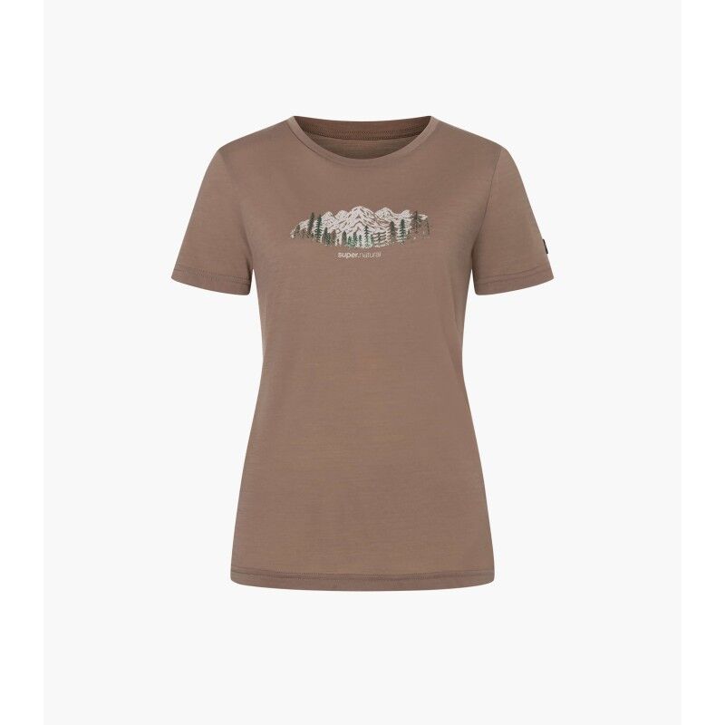 super.natural Canadian Woods Tee - T-shirt en laine mérinos femme | Hardloop