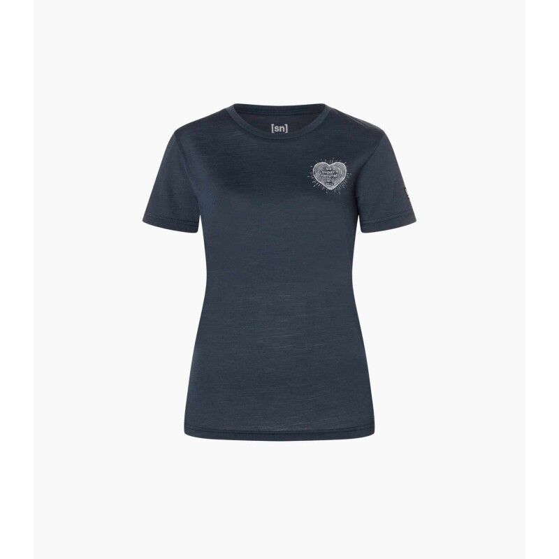 super.natural Little Heartwood Tee - Merinoshirt - Dames | Hardloop