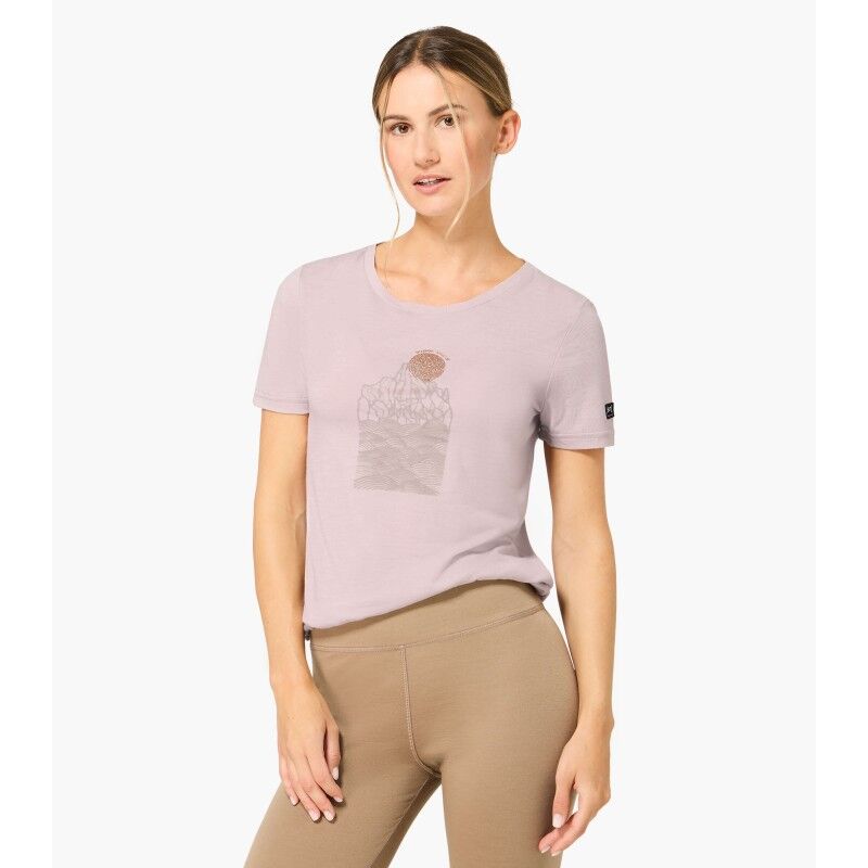 super.natural Preikestolen Cliffs Tee - Merino-shirt - Damer | Hardloop
