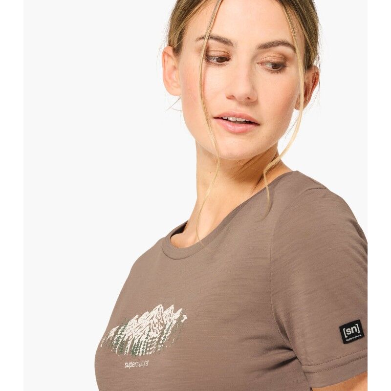 super.natural Canadian Woods Tee - Merino shirt - Women's | Hardloop