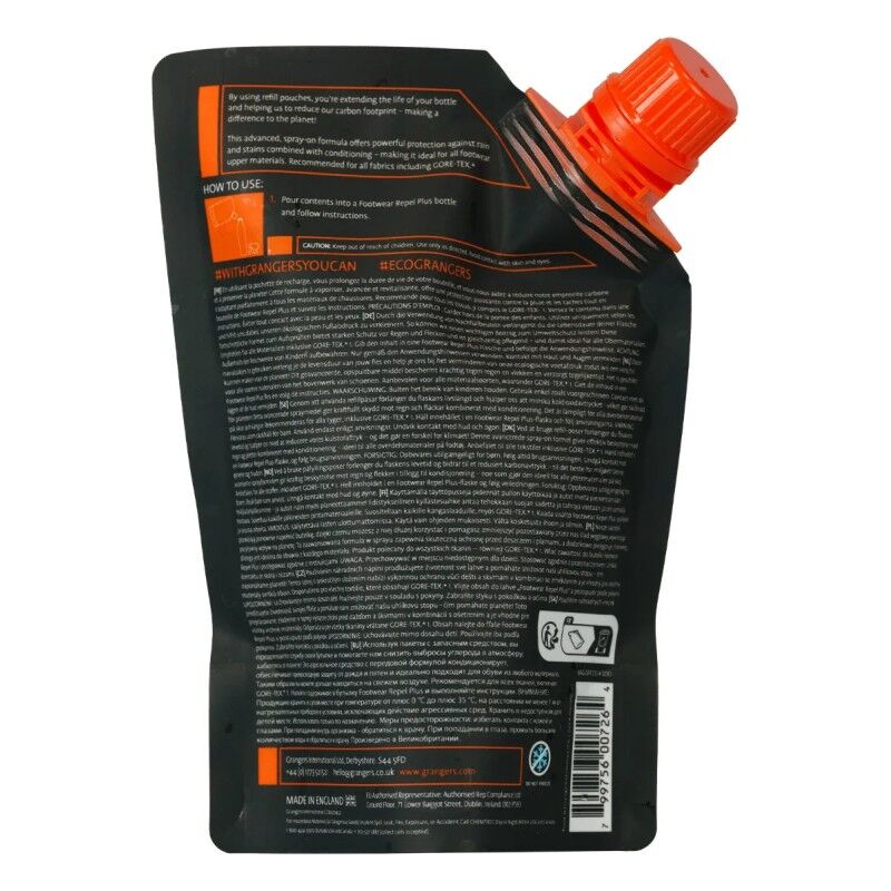 Grangers Foot Reppel Plus Eco Refill - DWR Treatment | Hardloop