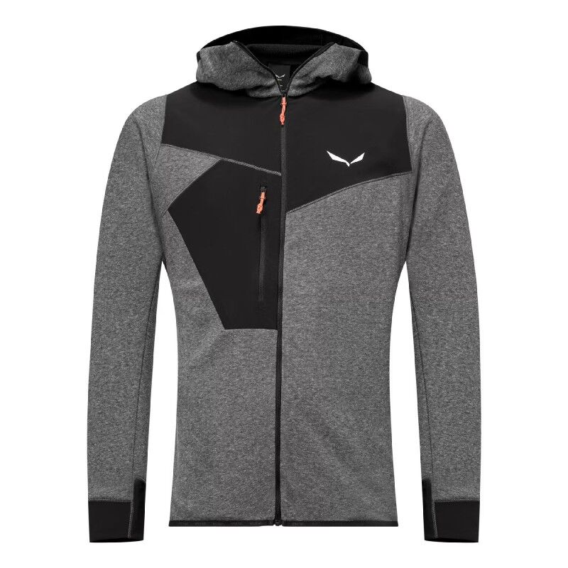 Salewa Puez 2 Dry Hooded Full Zip Top - Giacca in pile - Uomo